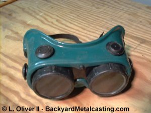 Gas welding goggles