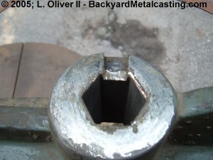 Lead lined socket